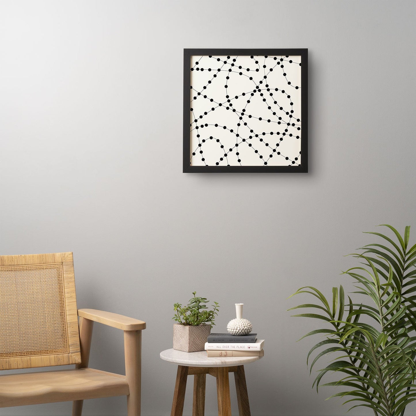 Holli Zollinger Dotted Black Line Framed Wall Art