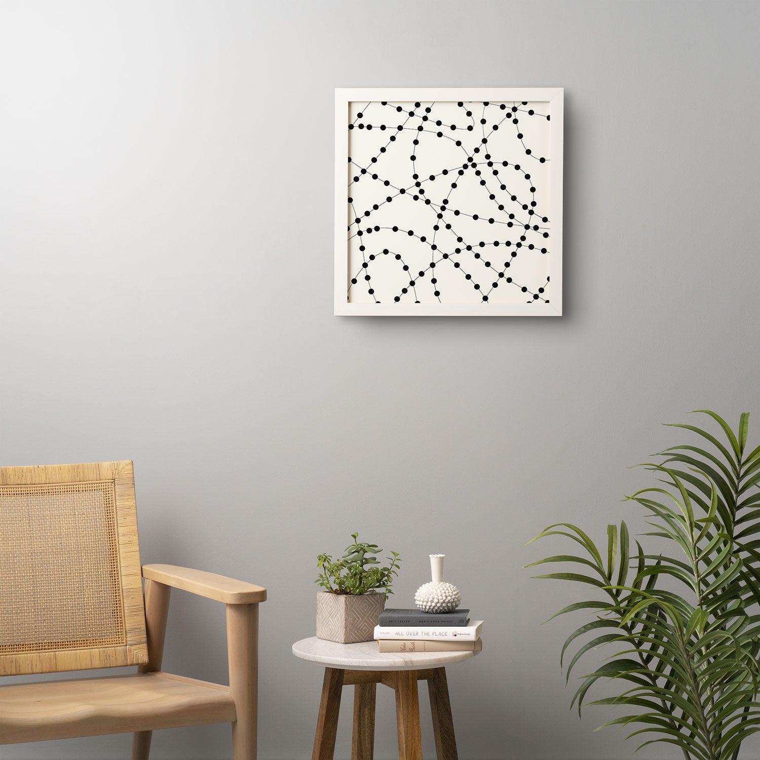 Holli Zollinger Dotted Black Line Framed Wall Art