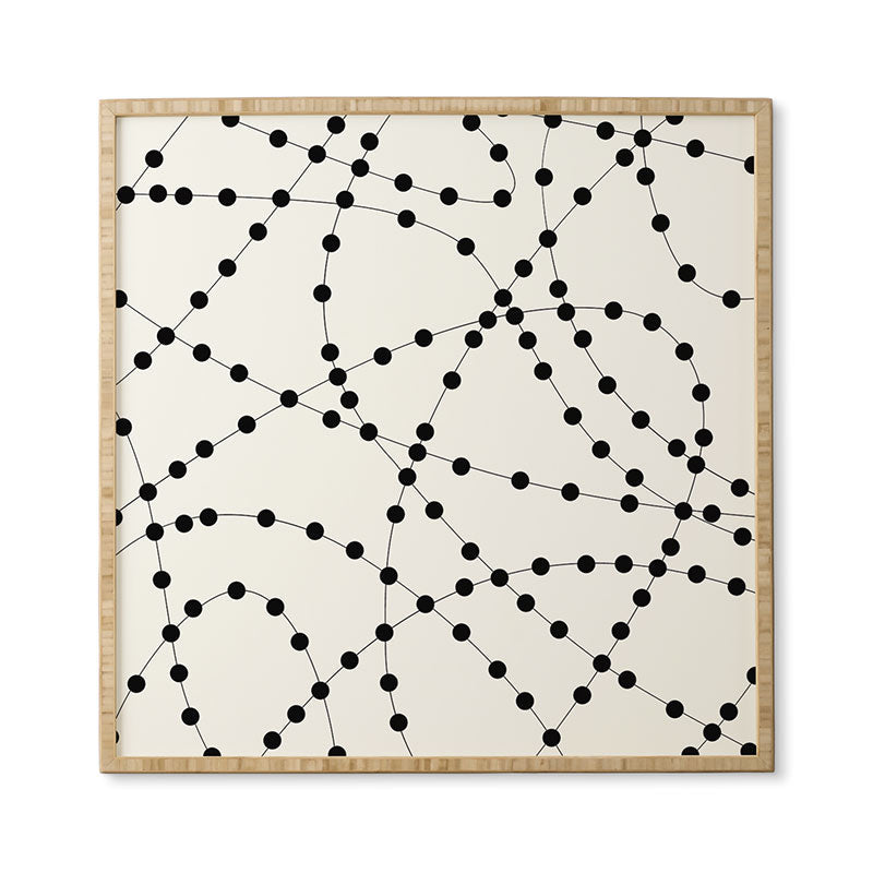 Holli Zollinger Dotted Black Line Framed Wall Art