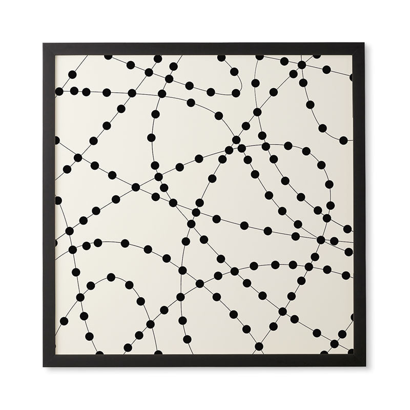 Holli Zollinger Dotted Black Line Framed Wall Art