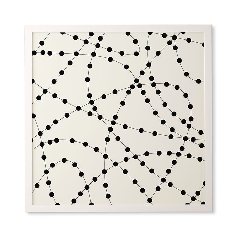 Holli Zollinger Dotted Black Line Framed Wall Art
