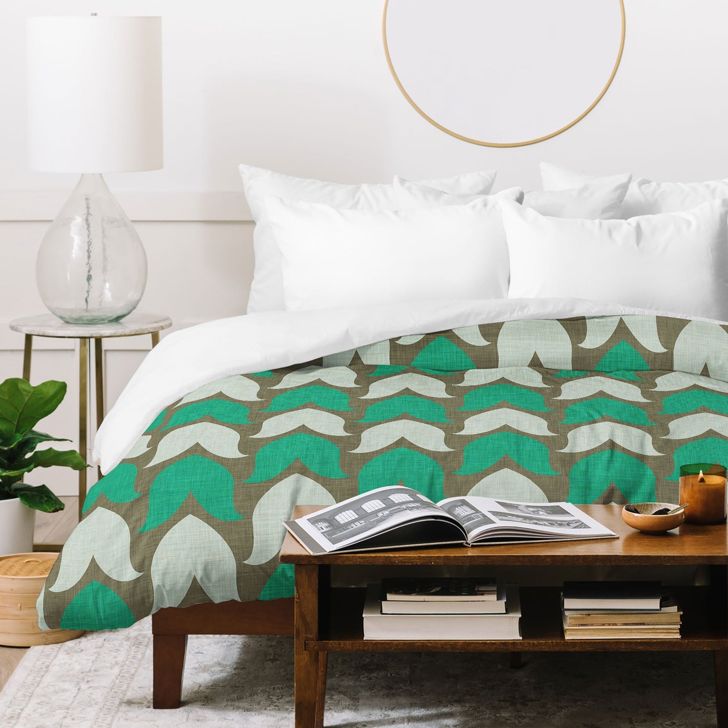 Holli Zollinger Farmhouse Petal Duvet Cover
