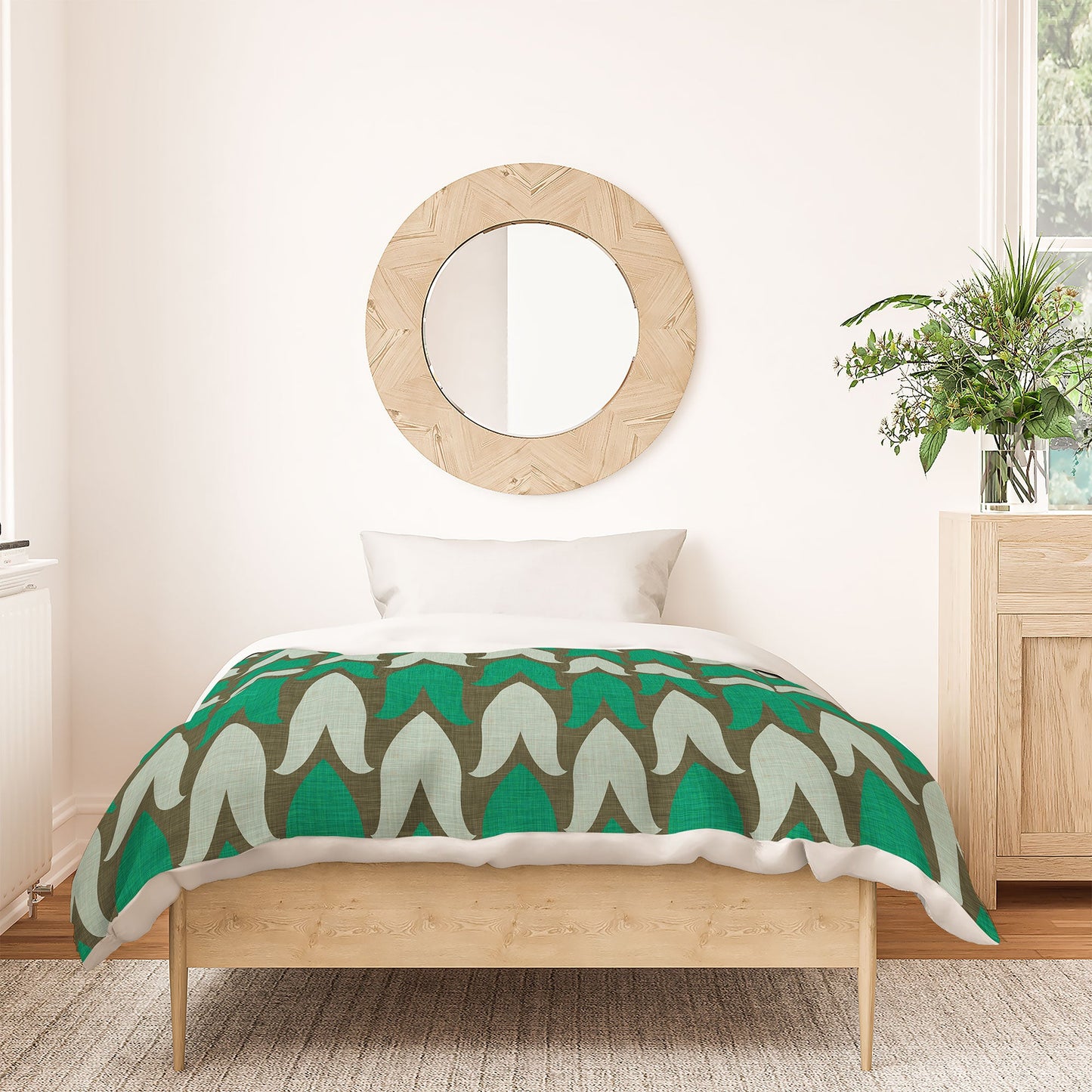 Holli Zollinger Farmhouse Petal Duvet Cover