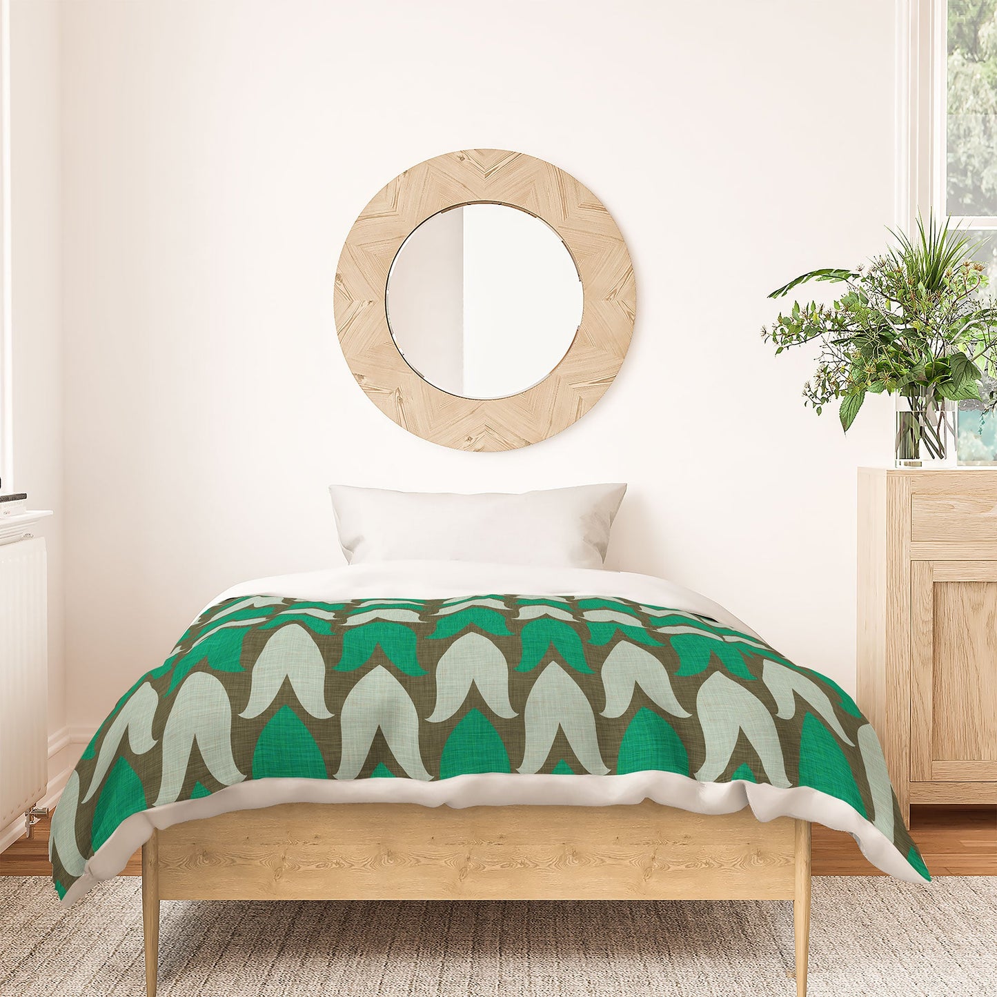 Holli Zollinger Farmhouse Petal Duvet Cover