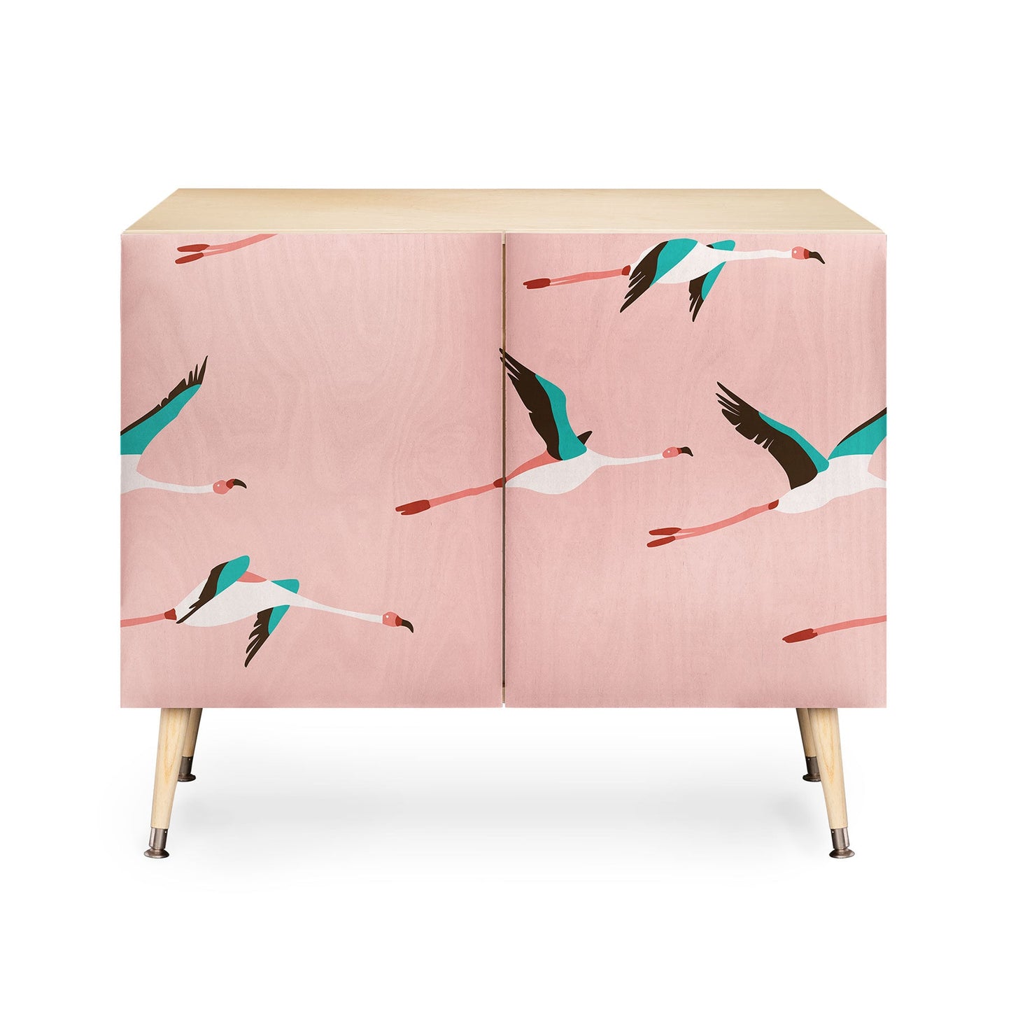 Holli Zollinger Flamingo Pink Credenza