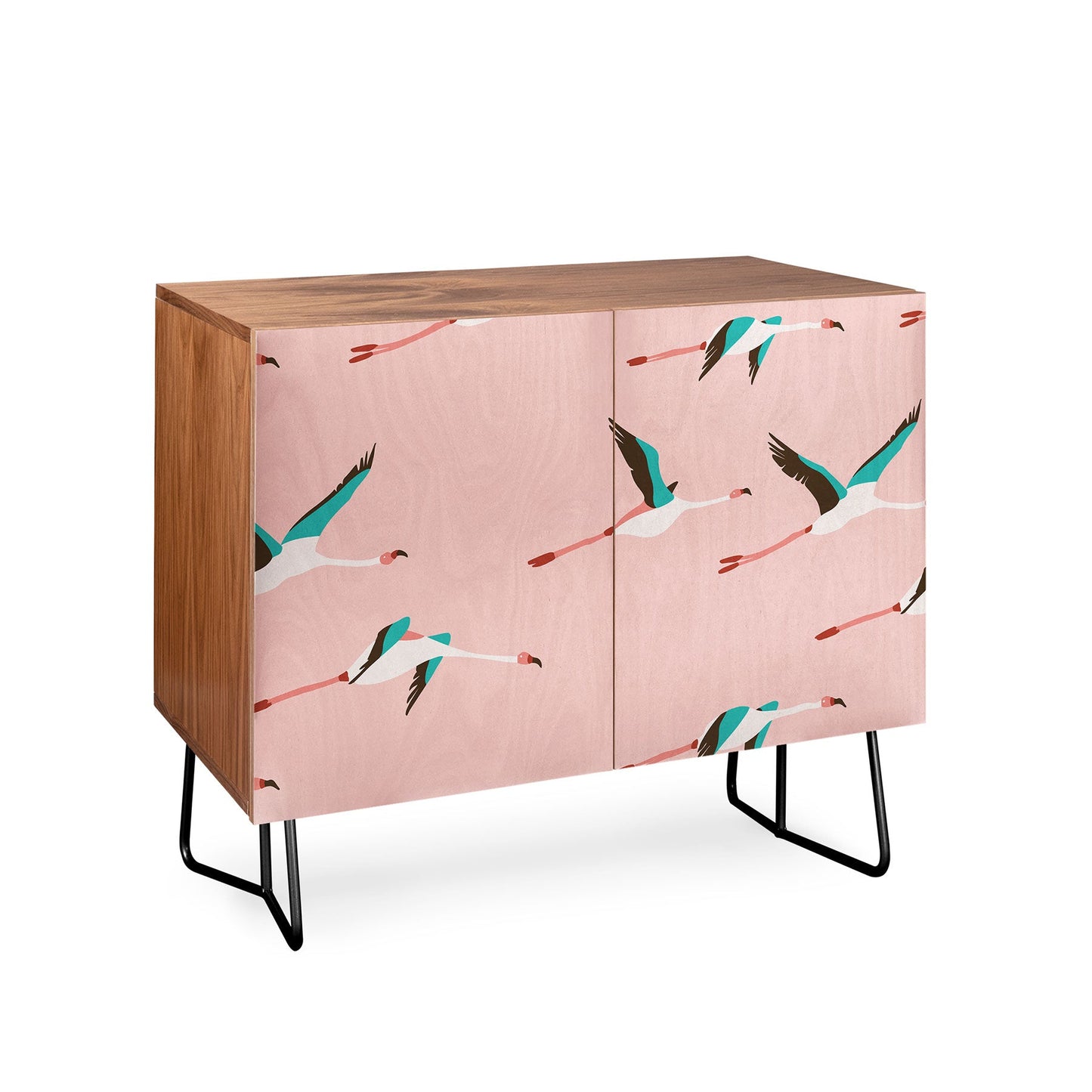 Holli Zollinger Flamingo Pink Credenza