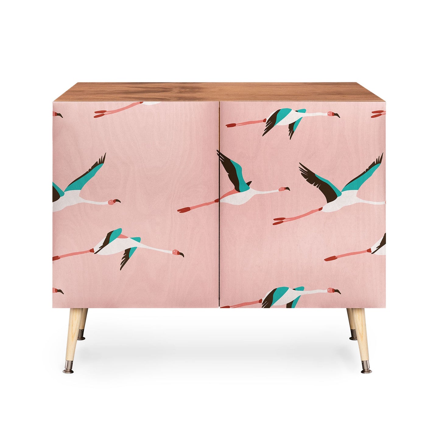 Holli Zollinger Flamingo Pink Credenza