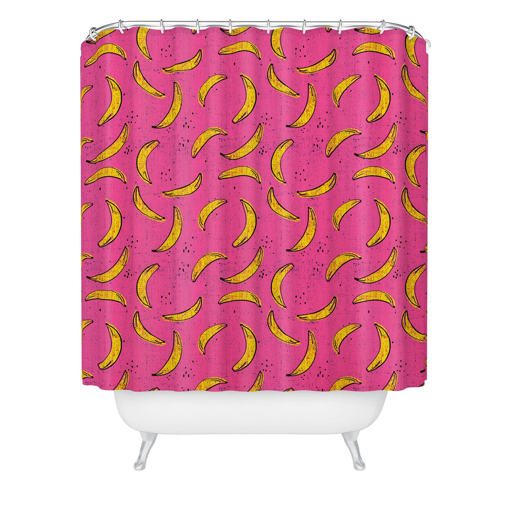 Holli Zollinger folka banana Shower Curtain