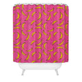 Holli Zollinger folka banana Shower Curtain
