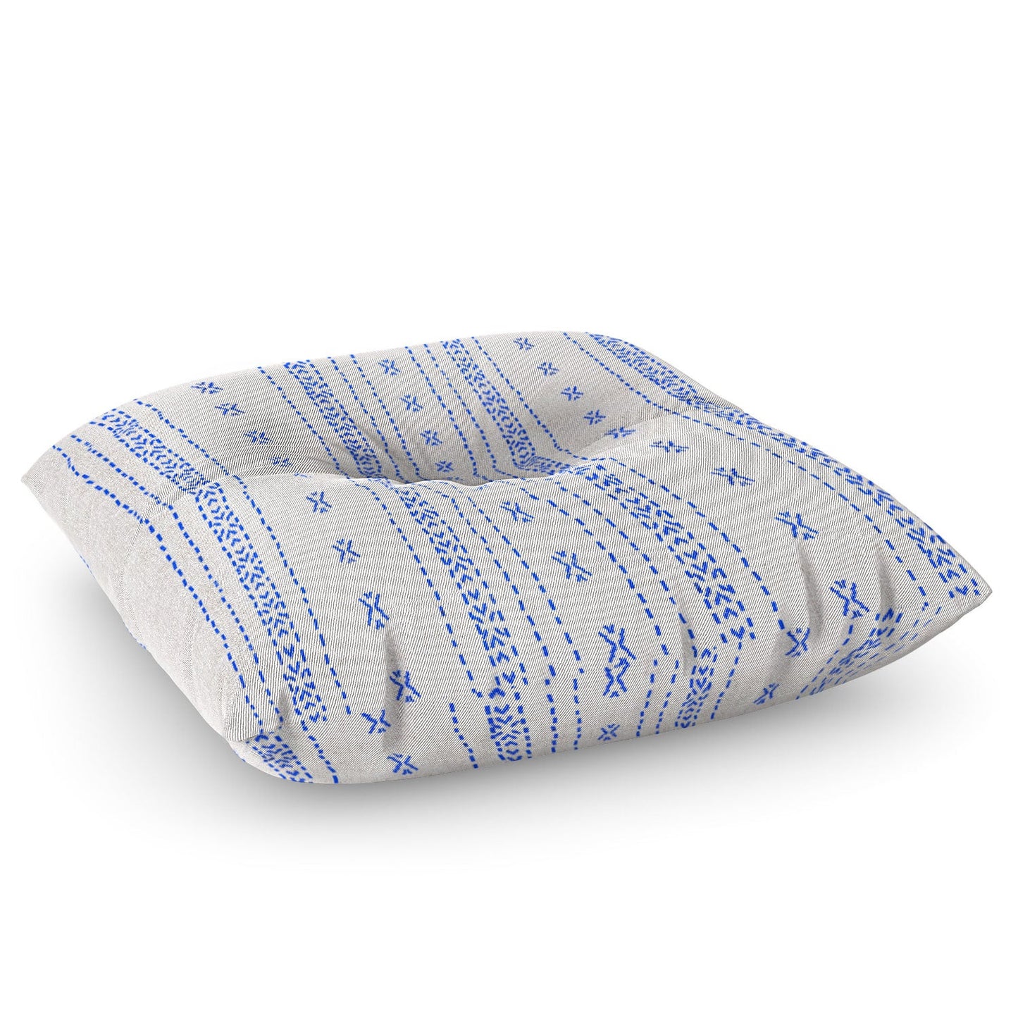 Holli Zollinger FRENCH LINEN BOHO STRIPE Floor Pillow Square