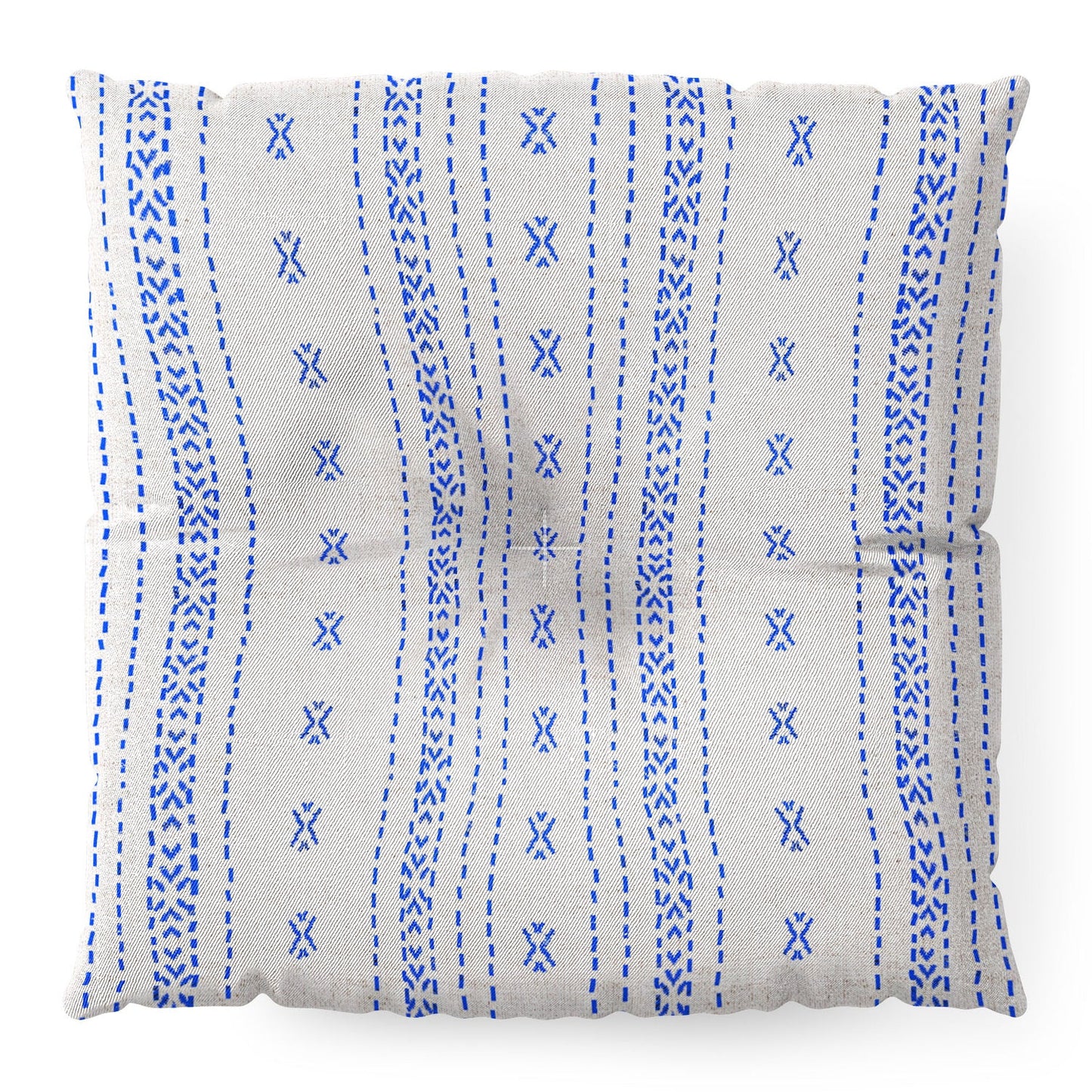 Holli Zollinger FRENCH LINEN BOHO STRIPE Floor Pillow Square