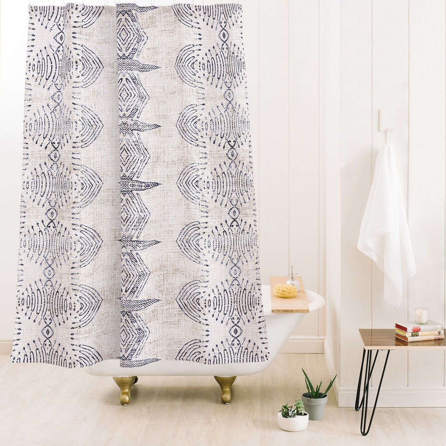 Holli Zollinger FRENCH LINEN ERIS Shower Curtain