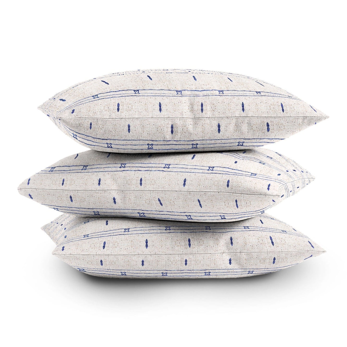 Holli Zollinger FRENCH LINEN STRIPE Outdoor Throw Pillow