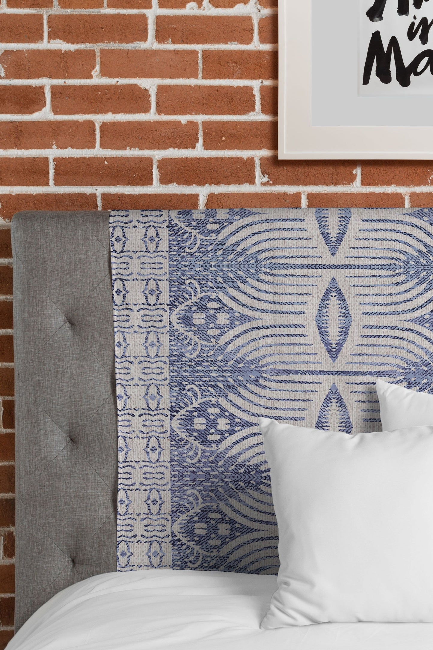 Holli Zollinger FRENCH LINEN TRIBAL IKAT Tapestry
