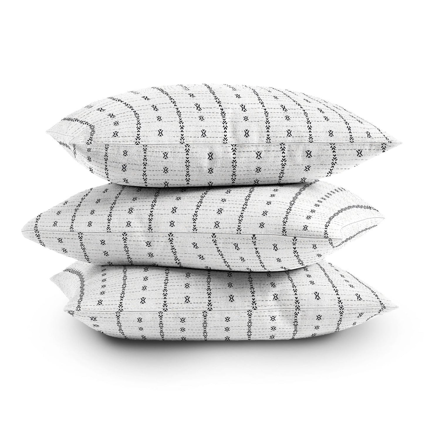Holli Zollinger FRENCH LINEN TRIBAL STRIPE Outdoor Throw Pillow