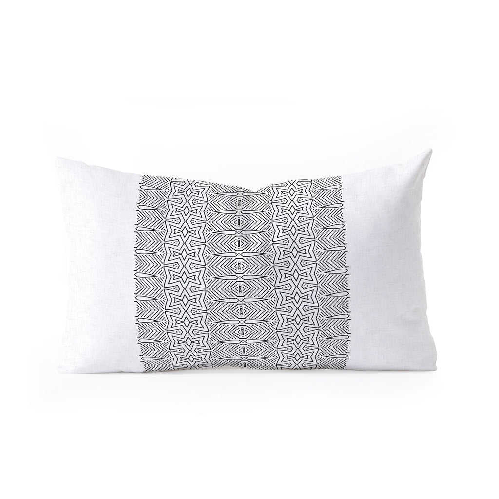Holli Zollinger JAFFA STRIPE Oblong Throw Pillow