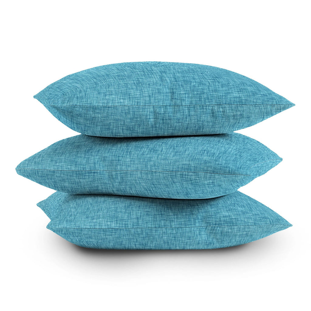 Holli Zollinger LINEN INDIGO Outdoor Throw Pillow