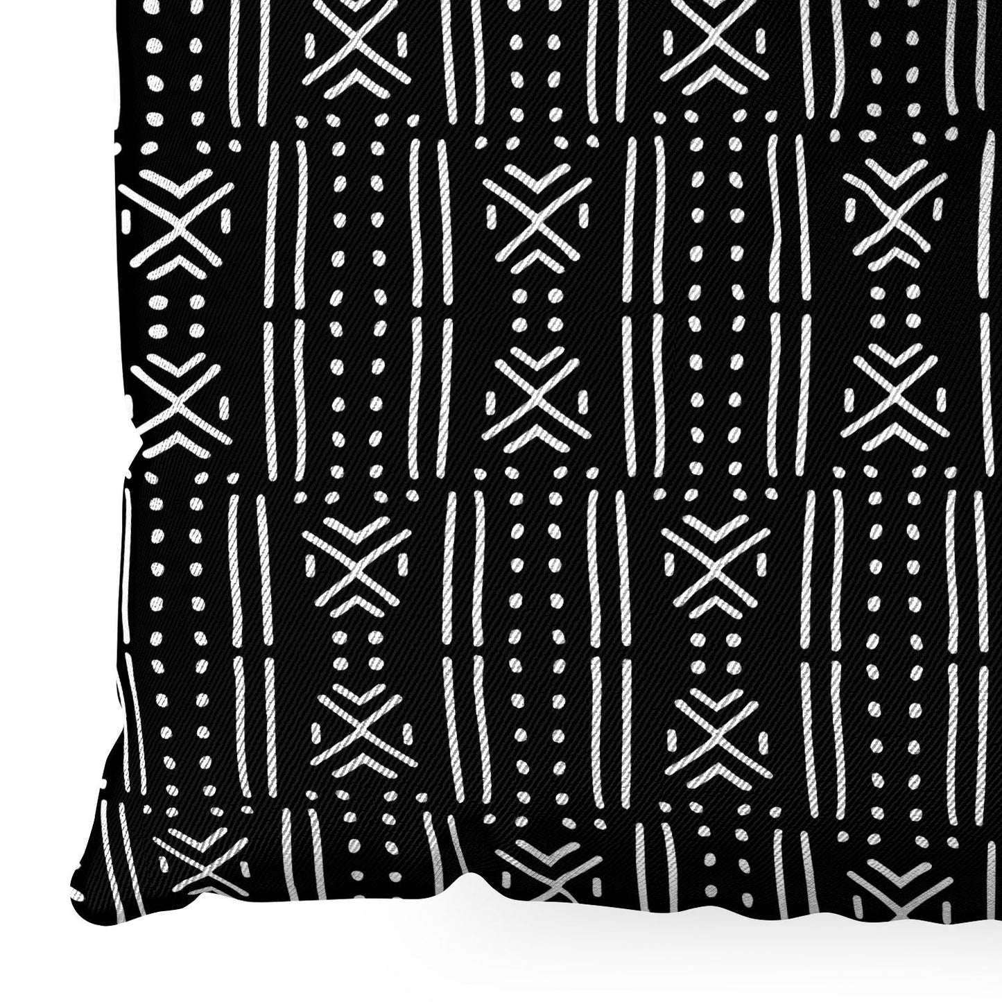 Holli Zollinger MUDCLOTH BLACK Floor Pillow Square