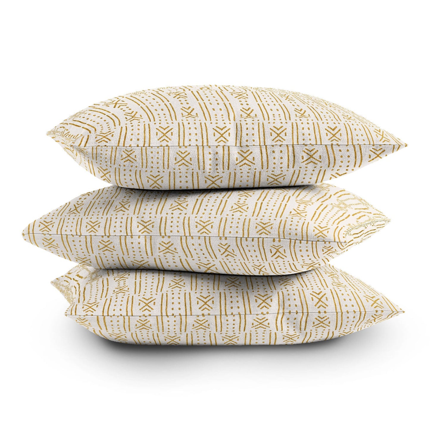 Holli Zollinger MUDCLOTH GOLD Outdoor Throw Pillow