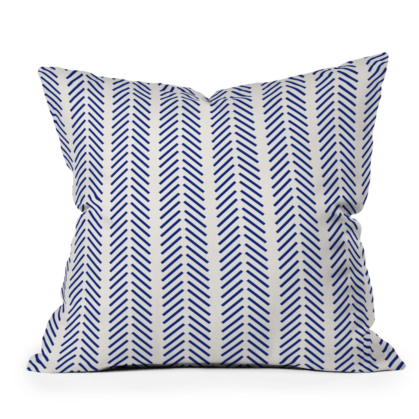 Holli Zollinger Nautical Lines Throw Pillow