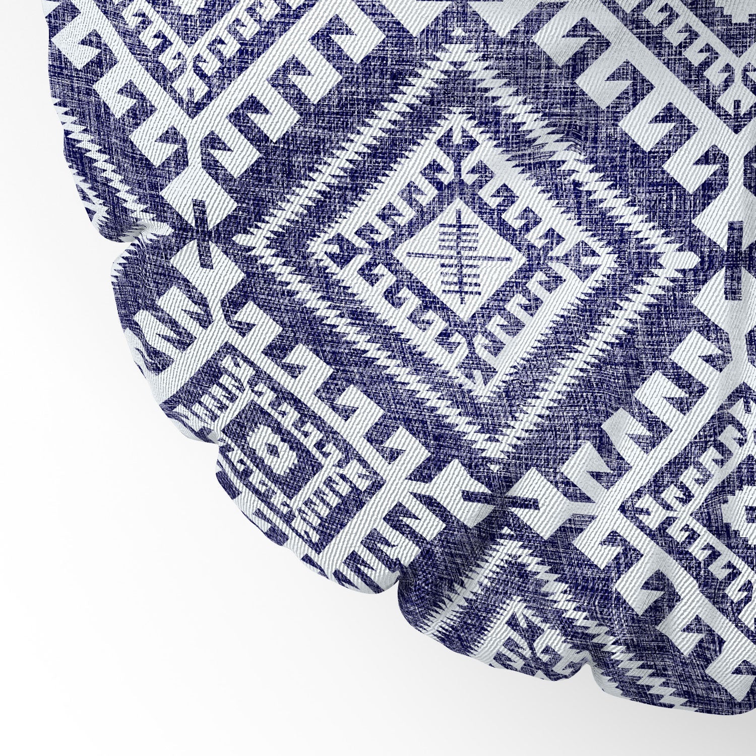 Holli Zollinger Shakami Denim Floor Pillow Round