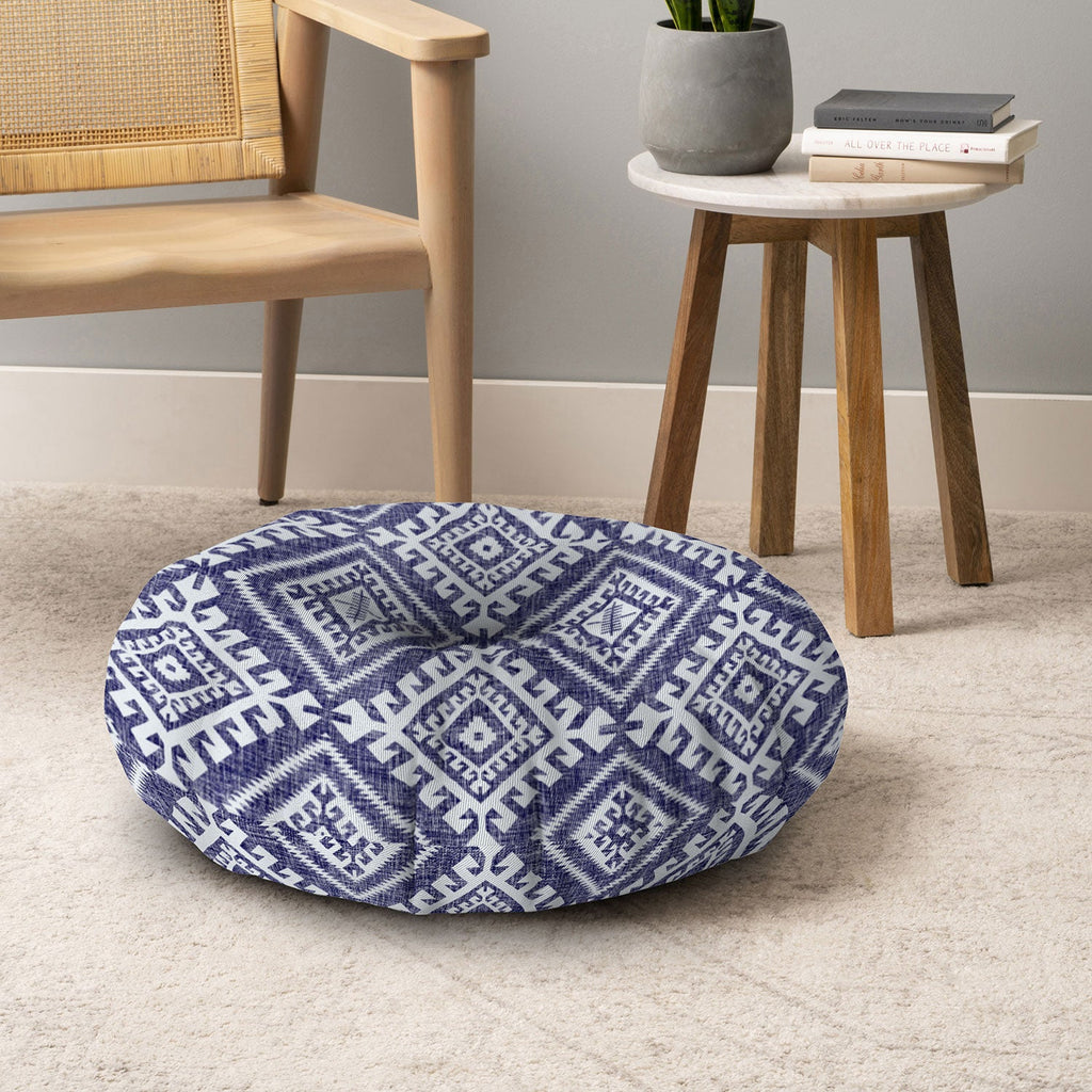 Holli Zollinger Shakami Denim Floor Pillow Round