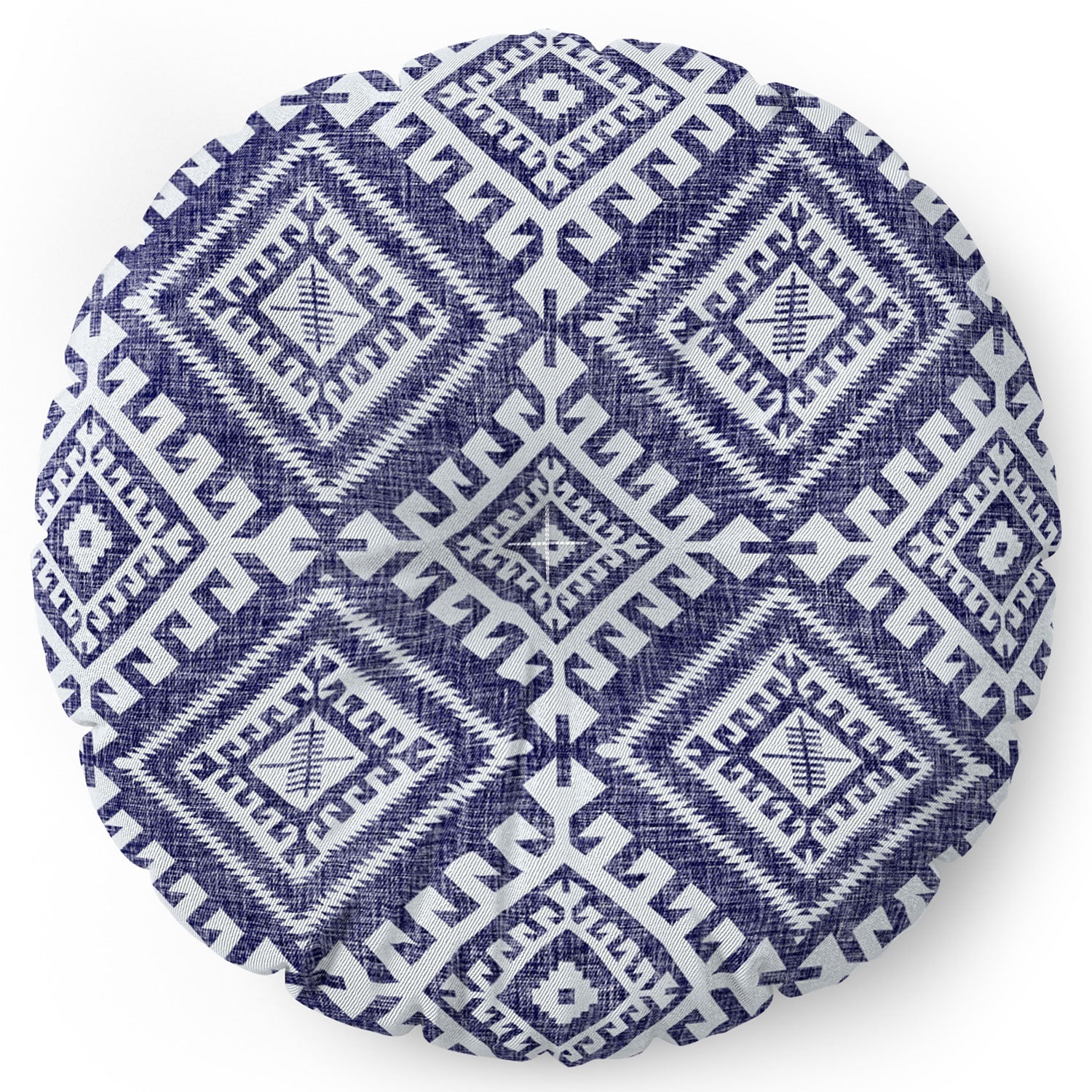 Holli Zollinger Shakami Denim Floor Pillow Round