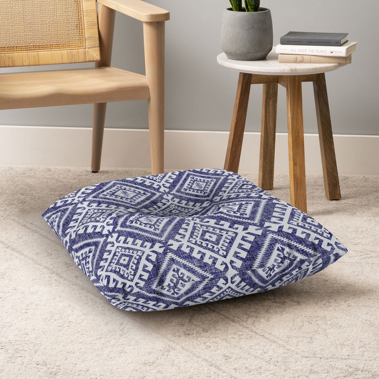 Holli Zollinger Shakami Denim Floor Pillow Square