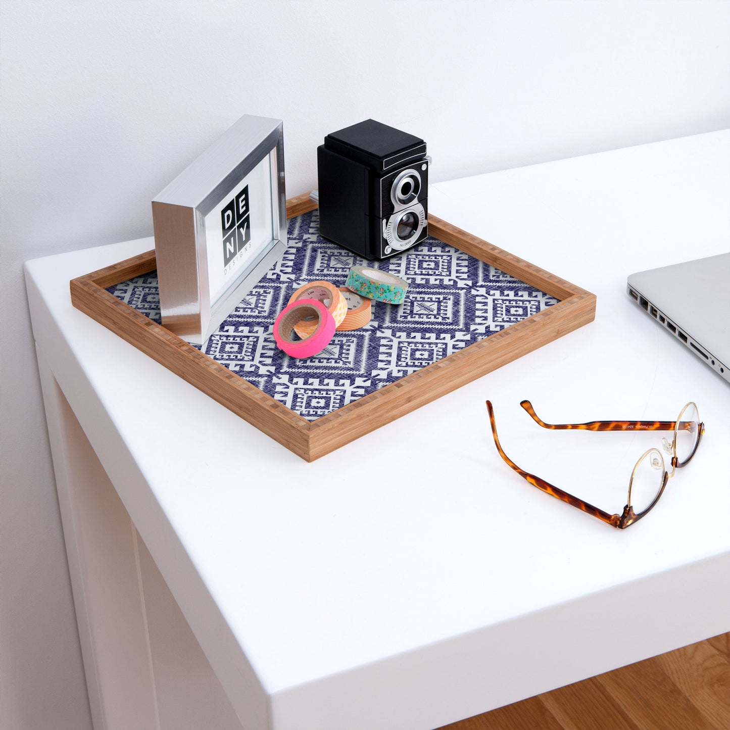 Holli Zollinger Shakami Denim Square Tray