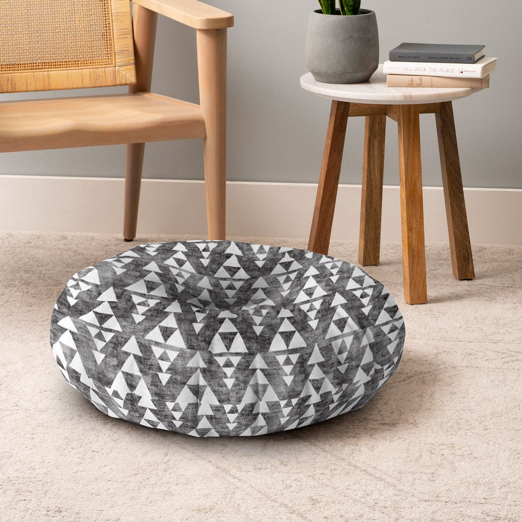Holli Zollinger Stacked Floor Pillow Round