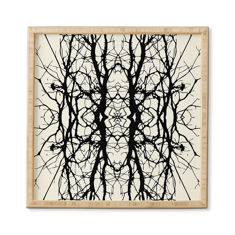 Holli Zollinger Tree Silhouette Black Framed Wall Art