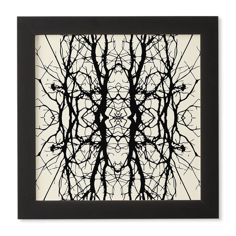 Holli Zollinger Tree Silhouette Black Framed Wall Art