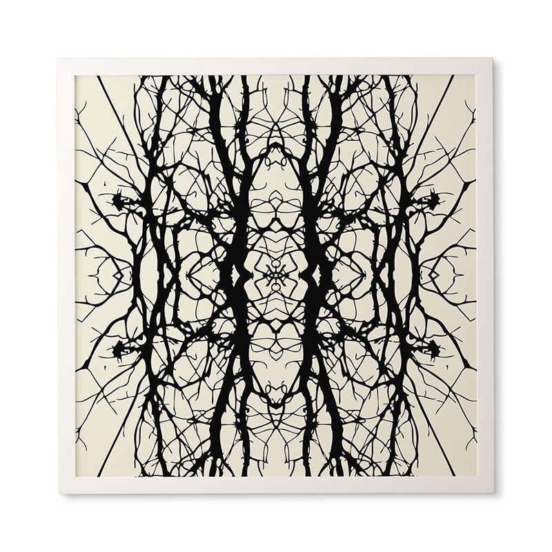 Holli Zollinger Tree Silhouette Black Framed Wall Art