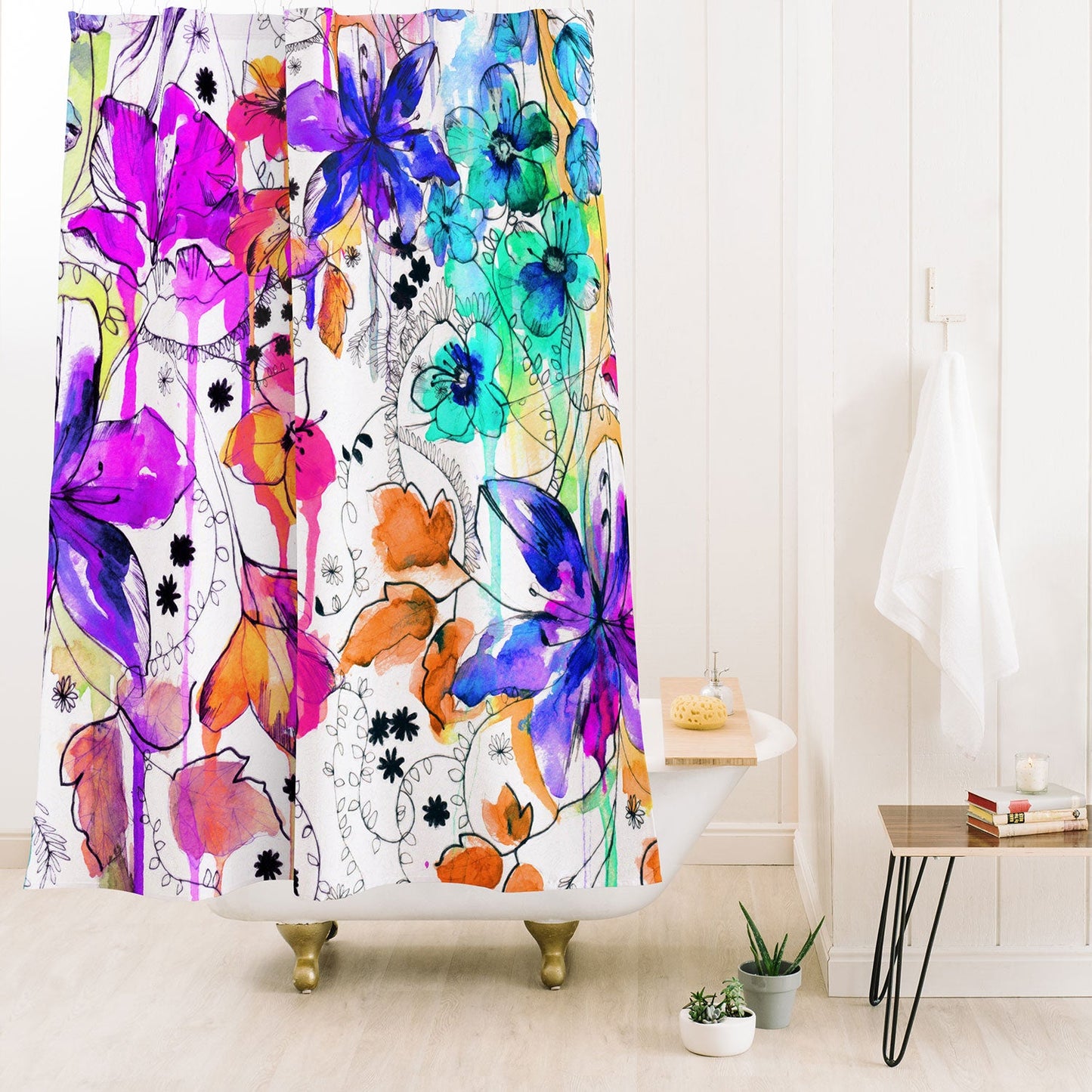Holly Sharpe Lost In Botanica 1 Shower Curtain