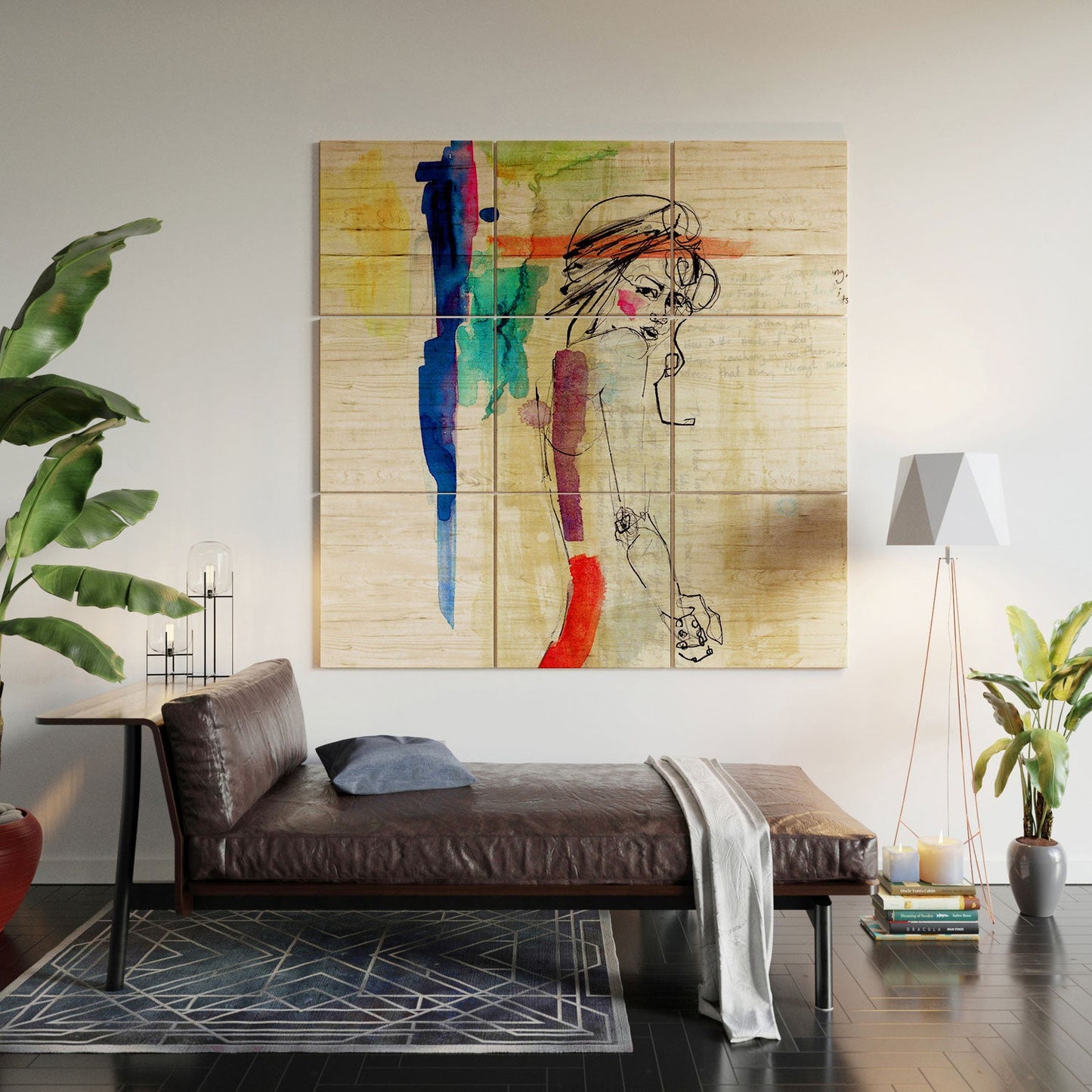 Holly Sharpe Rainbow Wood Wall Mural