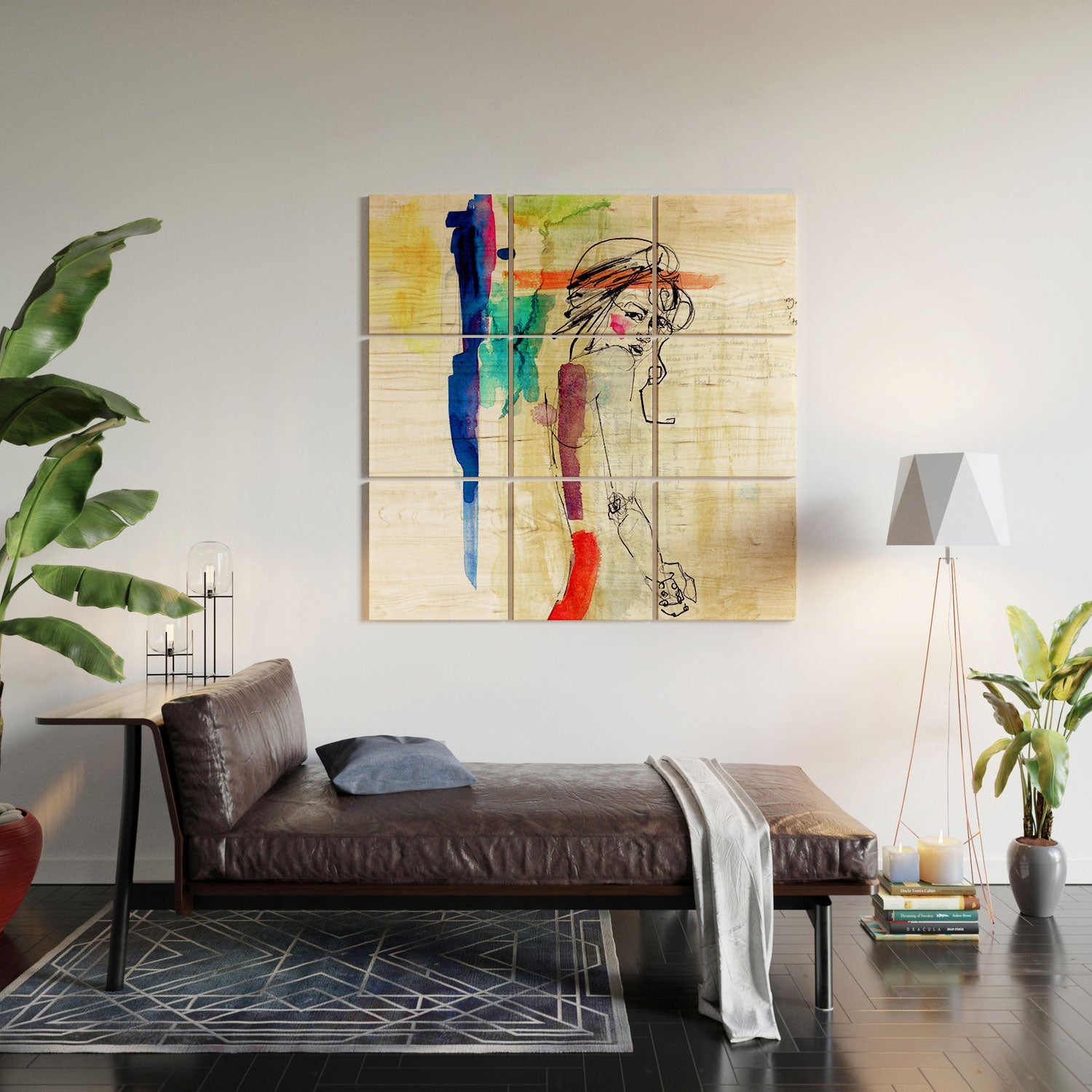 Holly Sharpe Rainbow Wood Wall Mural