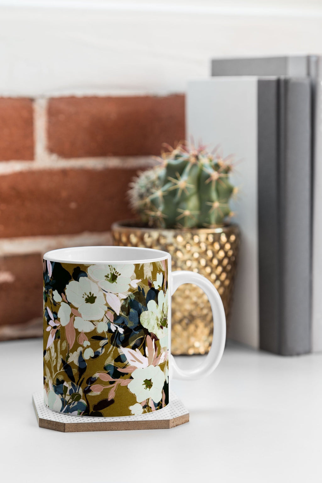 Marta Barragan Camarasa Romantic Floral Fusion Coffee Mug