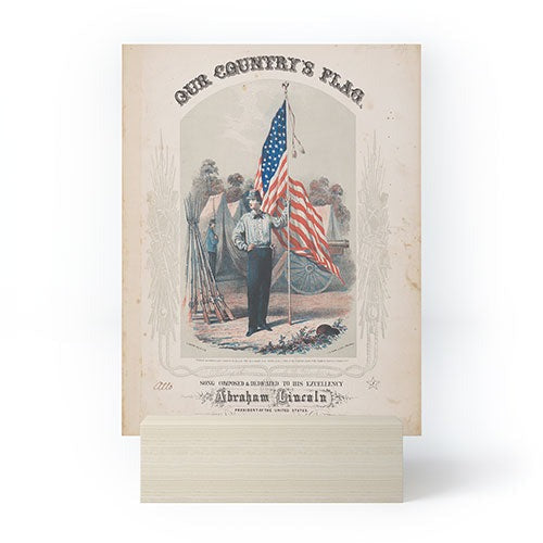 DENY Designs Our Country s Flag Mini Art Print