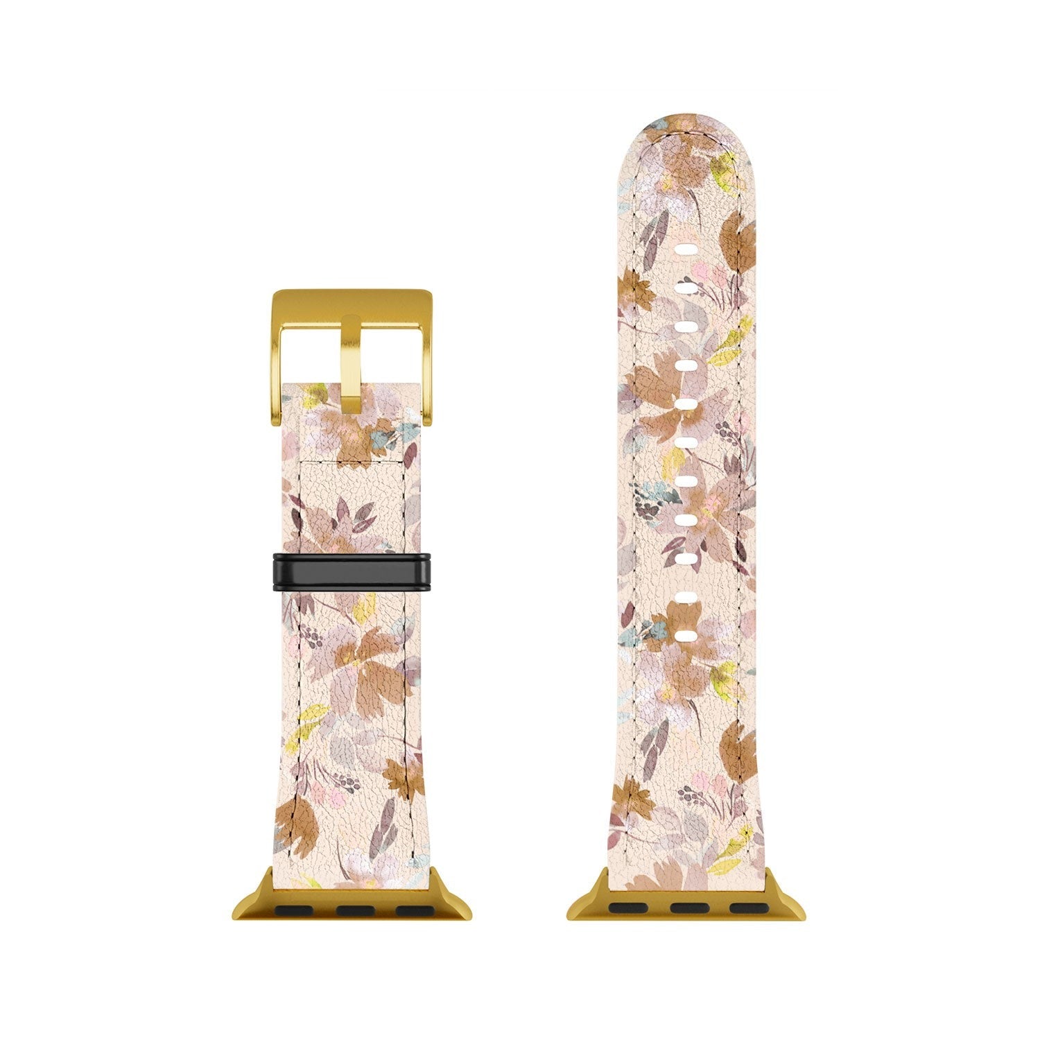 Ninola Design Botanic Retreat Floral Oleander Whimsical Soft Pink Apple Watch Band