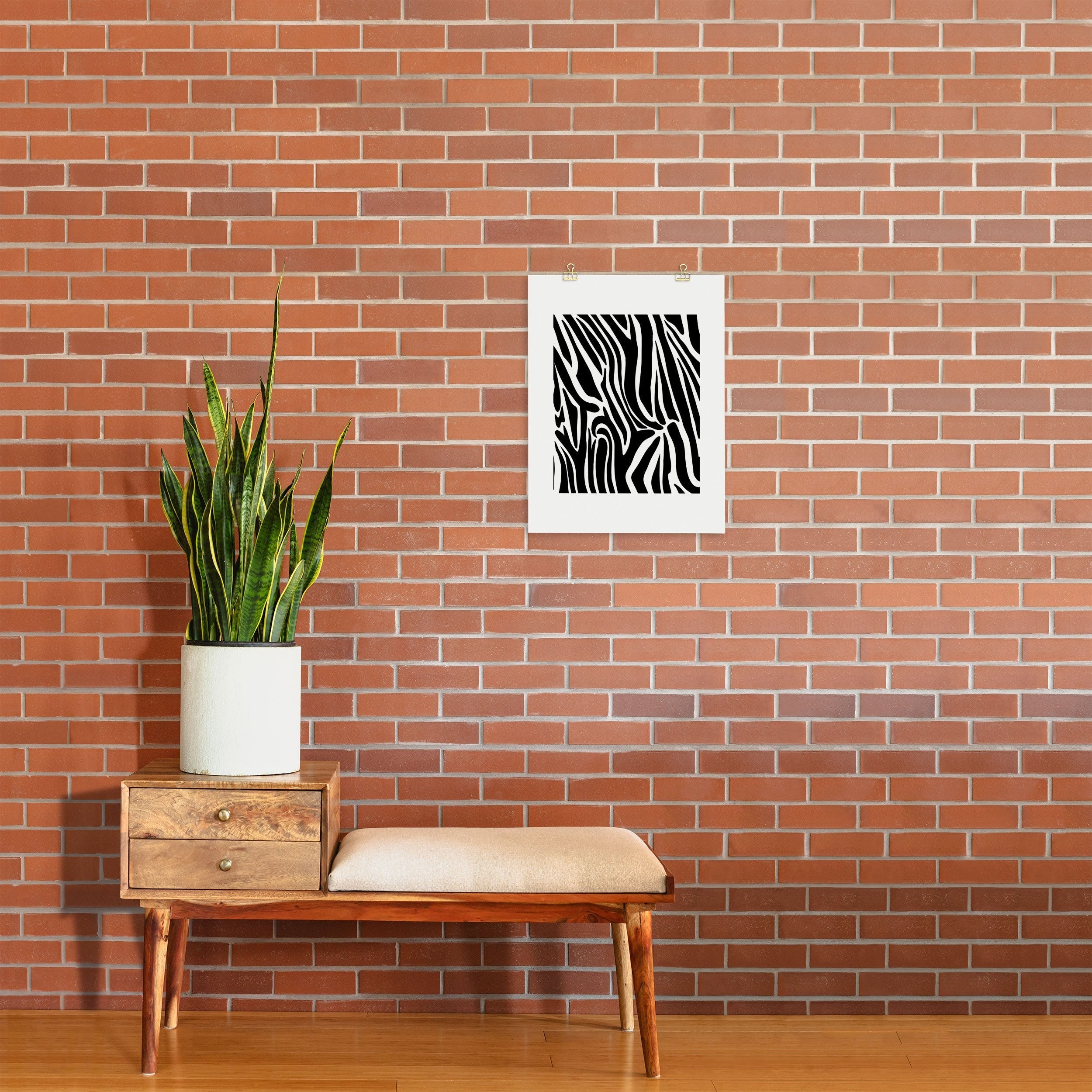 Jennifer Labre Wild Zebra Art Print