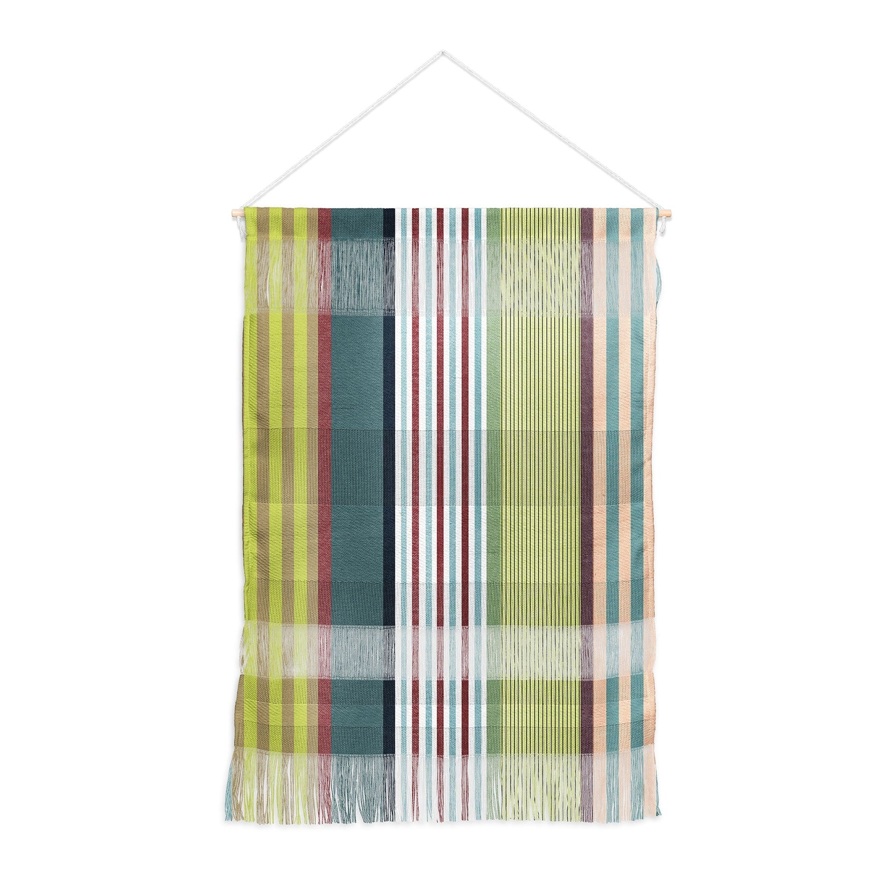 Marta Barragan Camarasa Colorful Stripe Delight Wall Hanging Portrait