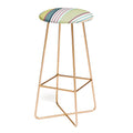Marta Barragan Camarasa Colorful Stripe Delight Bar Stool