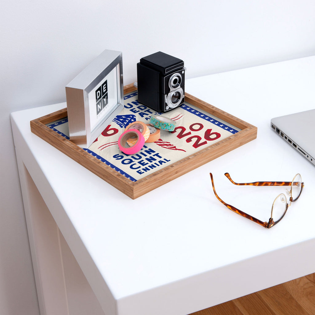 DENY Designs Retro 76 26 Square Tray