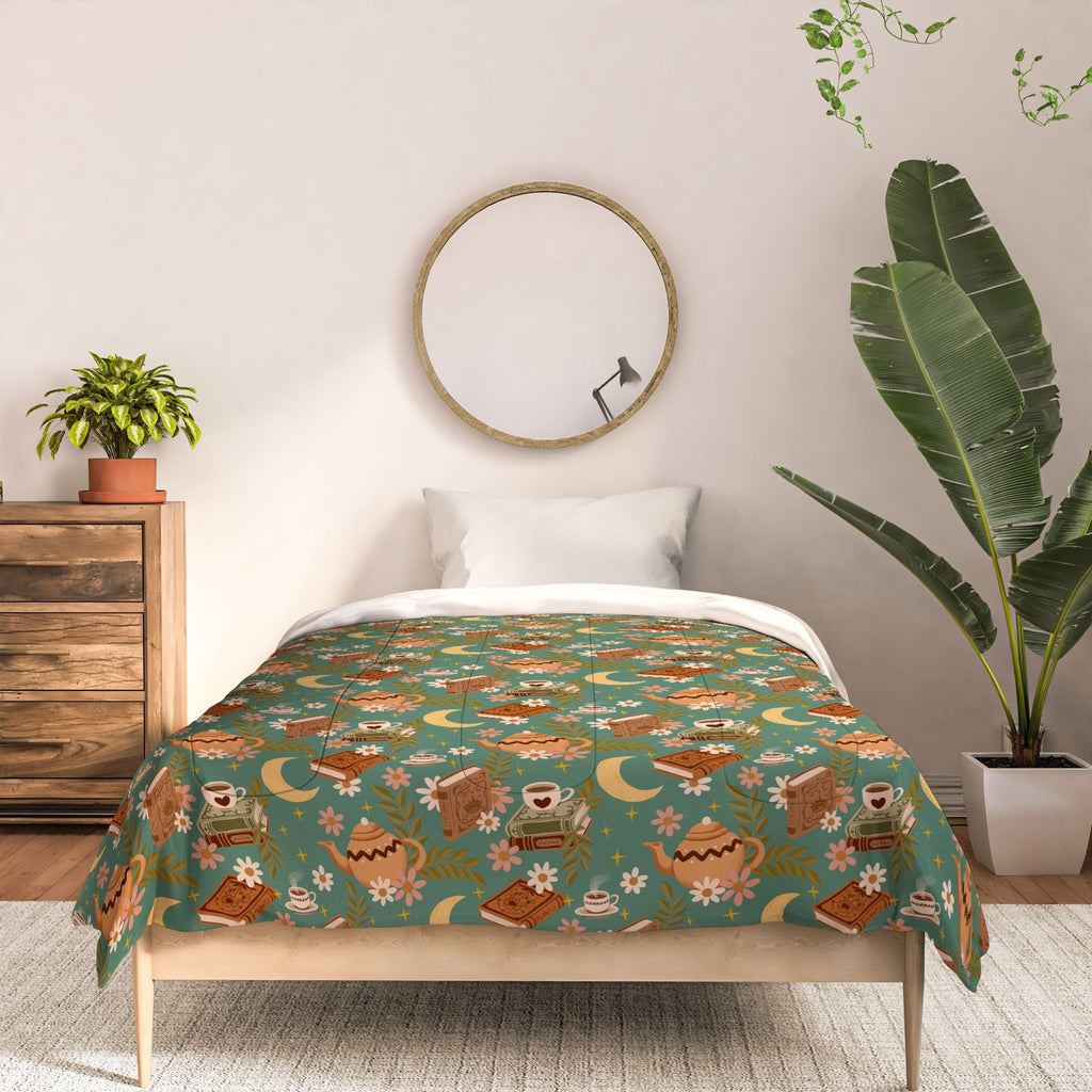 Avenie Moonlit Reading Nook I Comforter