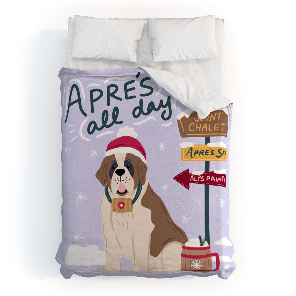 Design by Spark St Bernard Apres All Day Duvet Cover