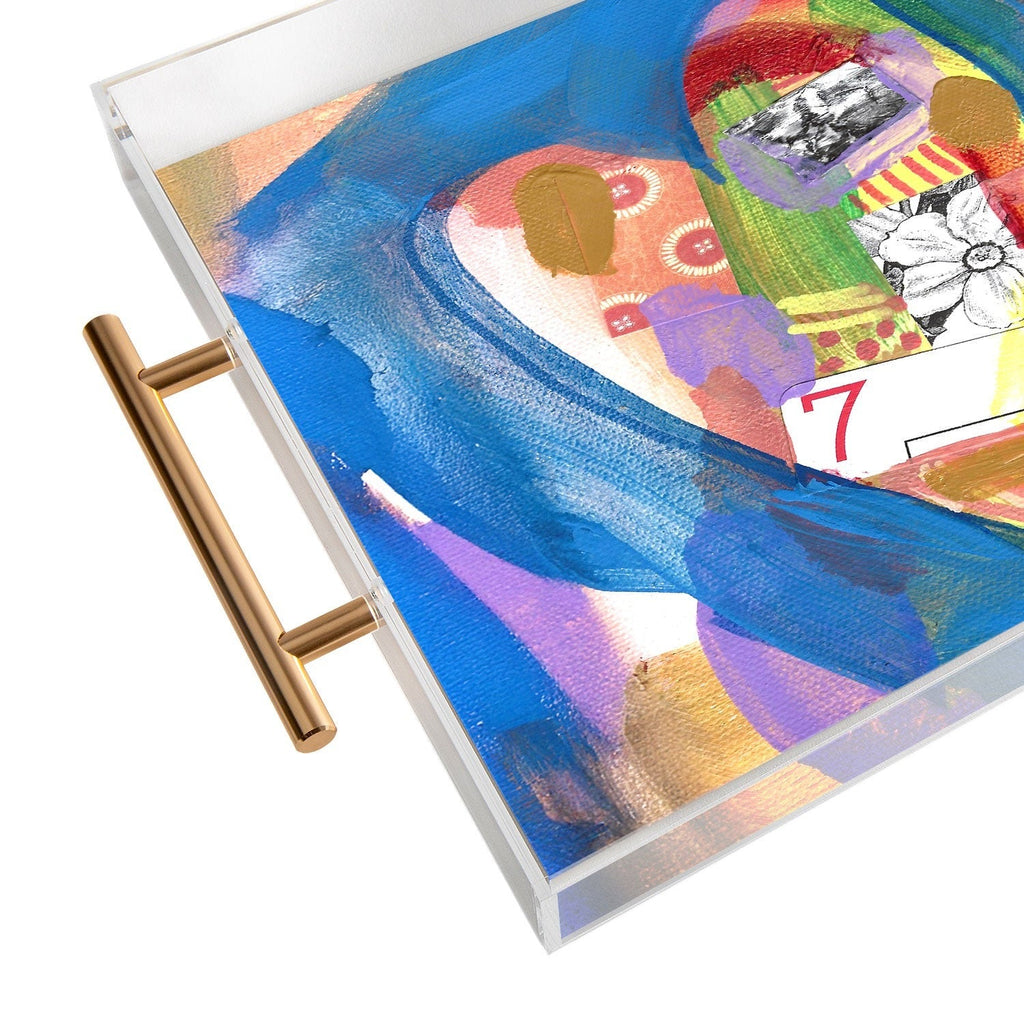 Natalie Baca Lucky in Love Acrylic Tray
