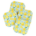 Design by Spark Lemony Fresh Florals Coaster Set