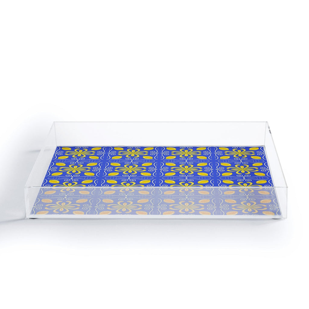 Design by Spark Dolce Vita Lemon Tile Acrylic Tray
