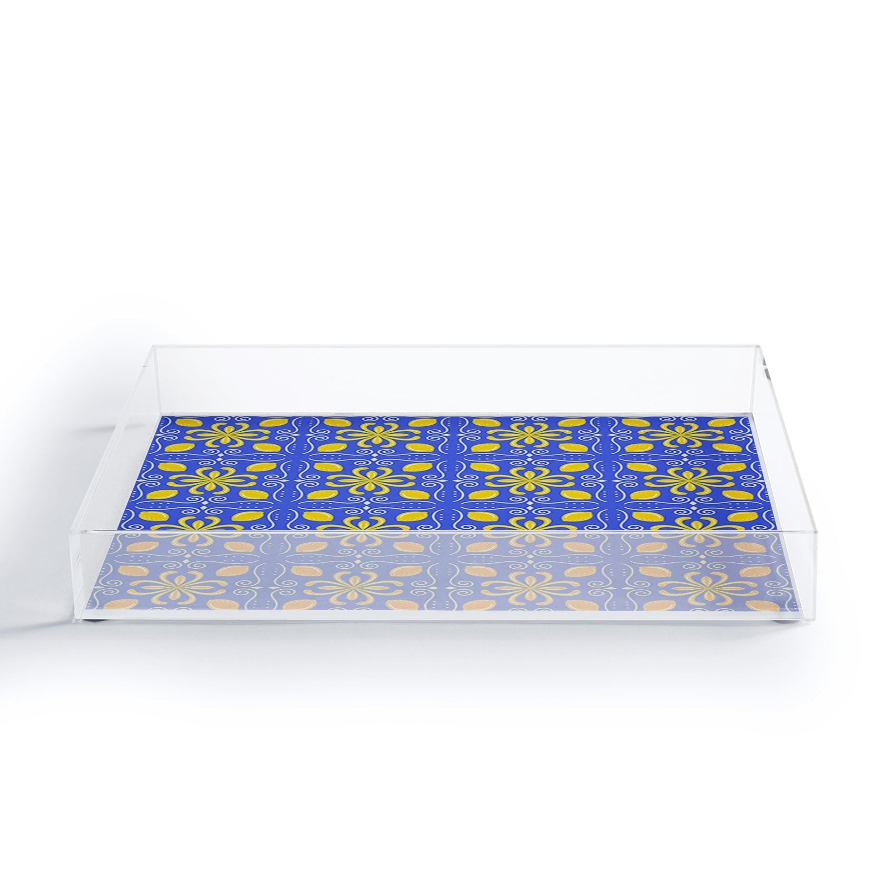 Design by Spark Dolce Vita Lemon Tile Acrylic Tray