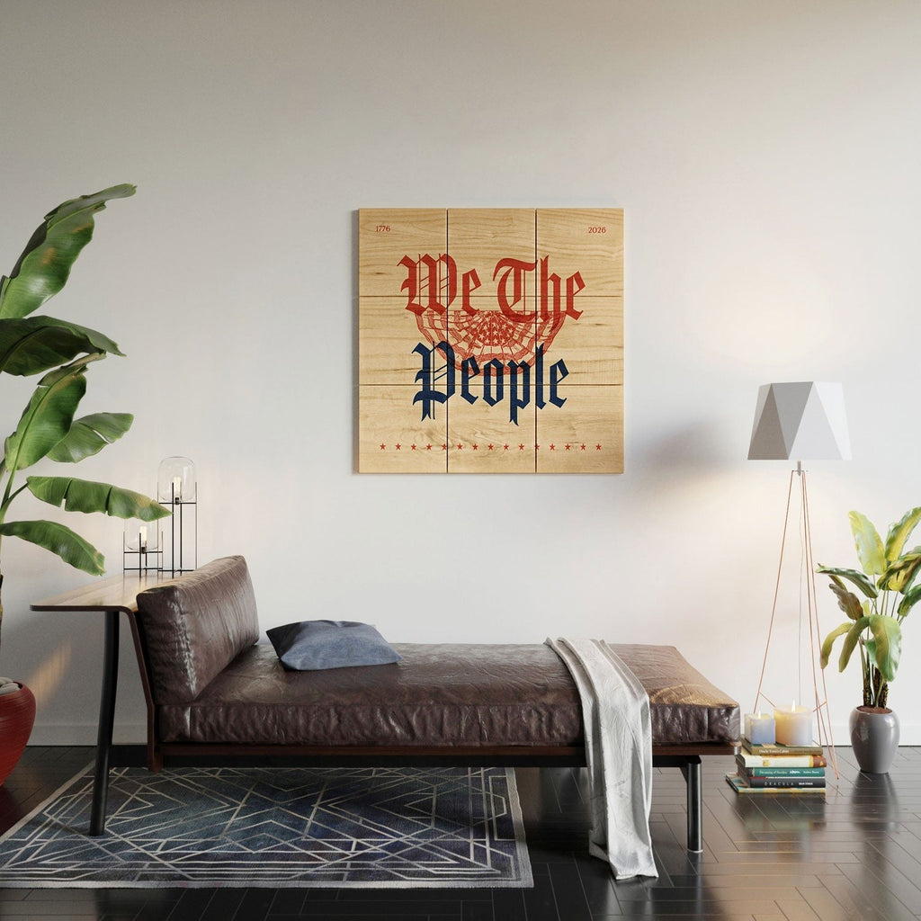 DENY Designs We The People ii Wood Wall Mural